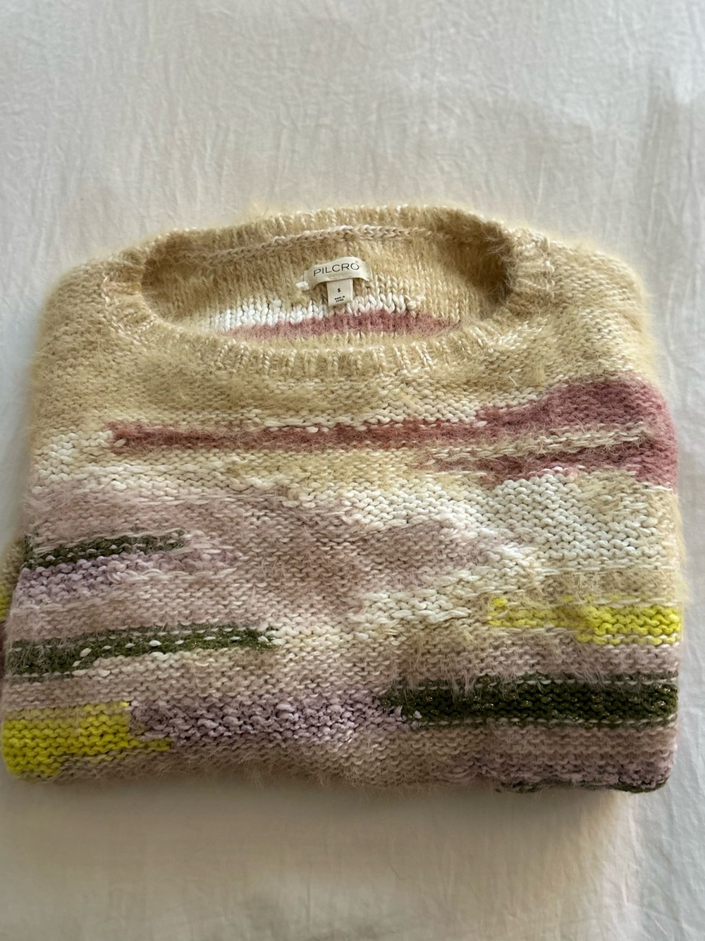 Anthropologie Pilcro Boat Neck Cropped Sweater - Women’s Sweater Size Small - Picture 3 of 7